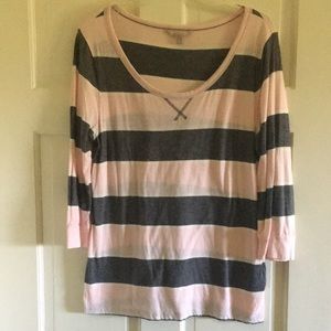 Banana Republic ladies L, 3/4 sleeve tee